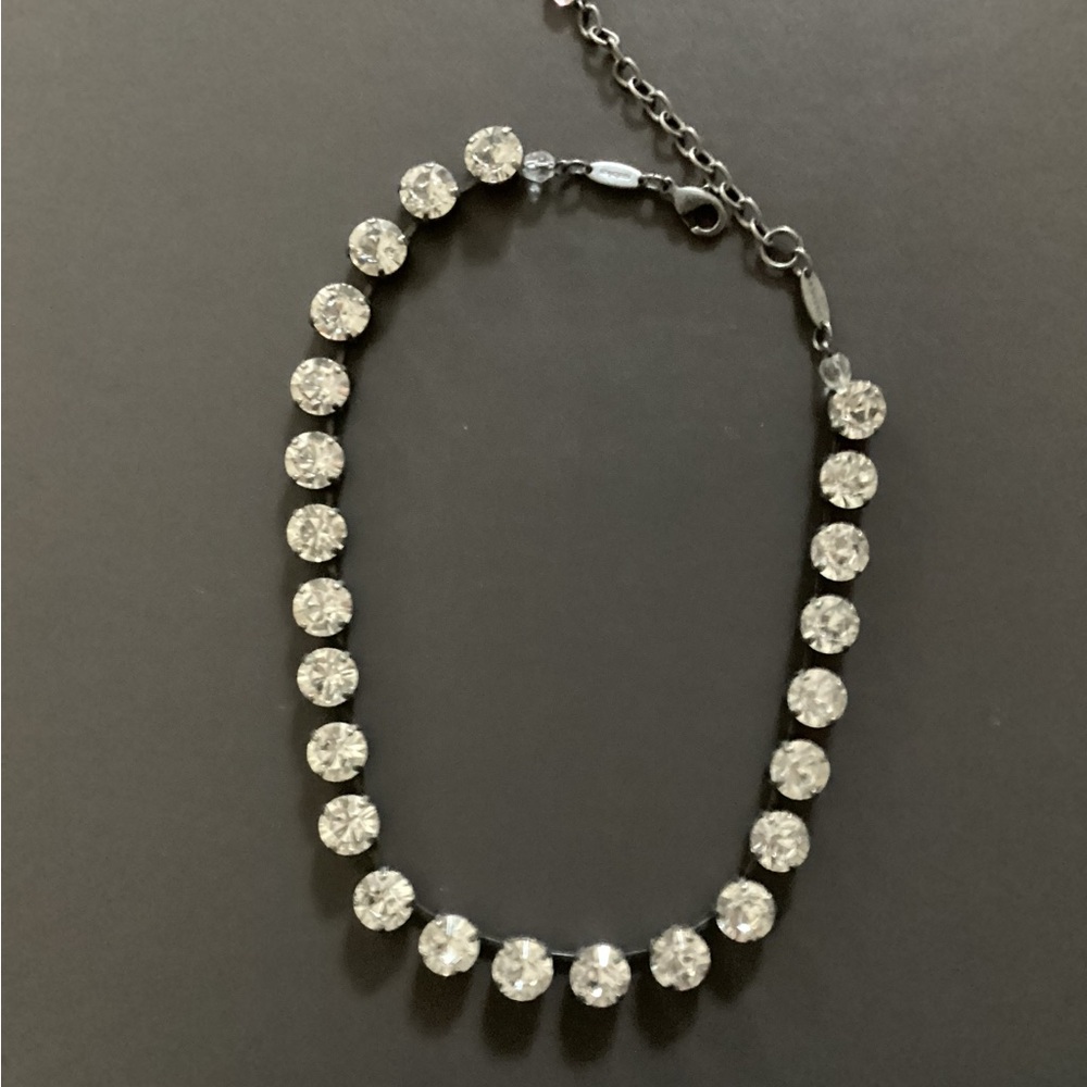 Sabika large, clear crystal necklace